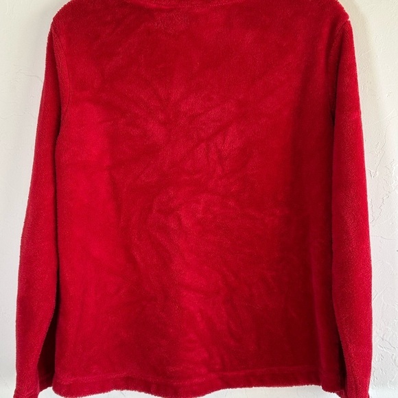 Disney Red Mickey Mouse Fleece Sleepwear Top Sz M - Picture 7 of 7
